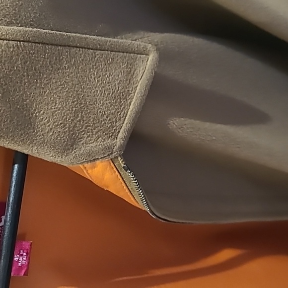 Saks Fifth Avenue Wild About Cashmere Lora Piana Fabric Men's Tan Coat - Picture 8 of 9